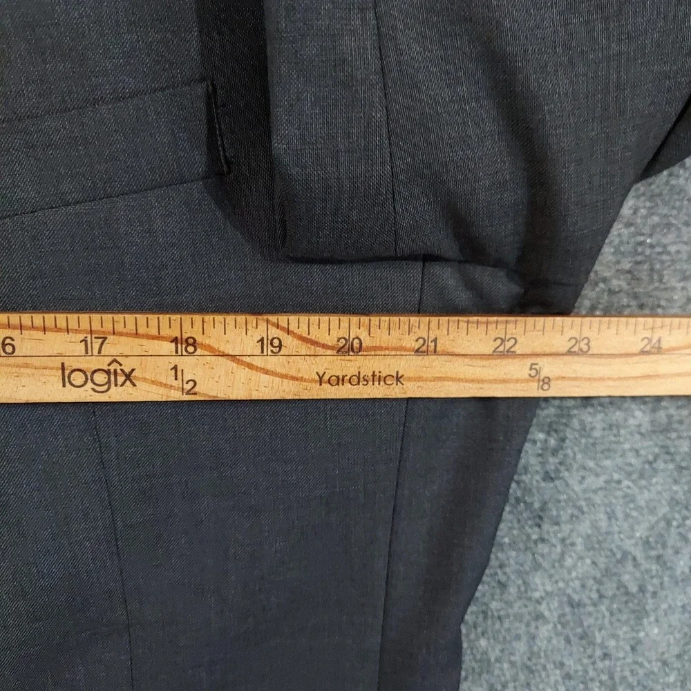 Jos. A. Bank Signature Suit Mens 42L 34x32 Gray Wool Silk Classic Fit 2 Piece